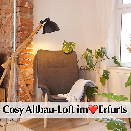 Helles Altbau-loft Mit Kingsize Bett, Smart-tv, Etc Apartment Erfurt