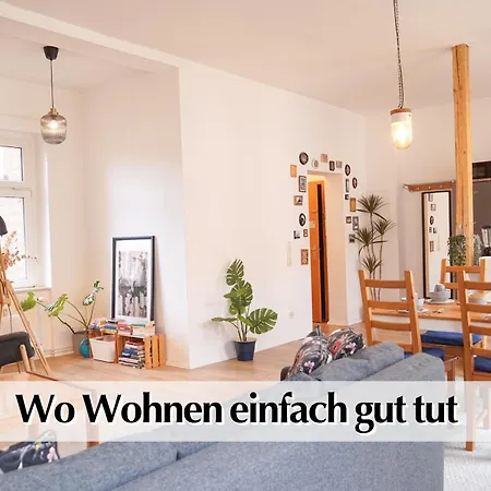 Apartment Wohnliches Altbau Loft Homesweethome Im Erfurter Zentrum
