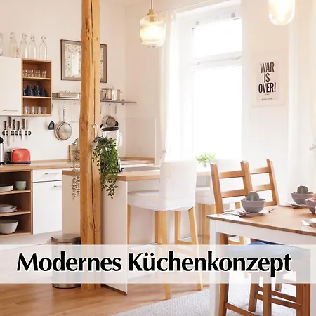 Apartment Helles Altbau-loft Mit Kingsize Bett, Smart-tv, Etc