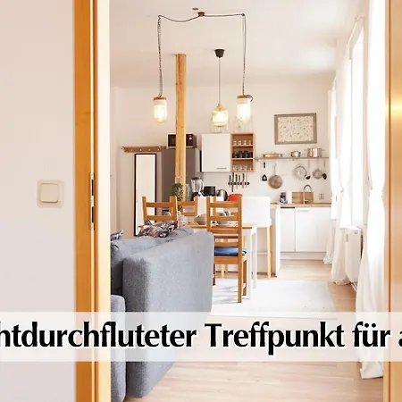 Helles Altbau-loft Mit Kingsize Bett, Smart-tv, Etc Apartment *